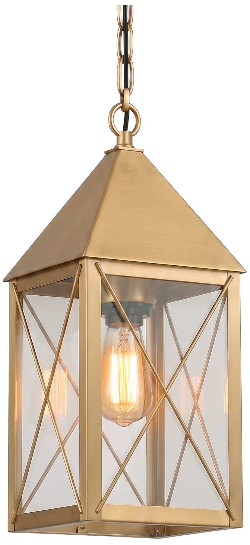 Ashford - 1 Light - 14 inch - Antique Brass - Solid Brass - Pendant