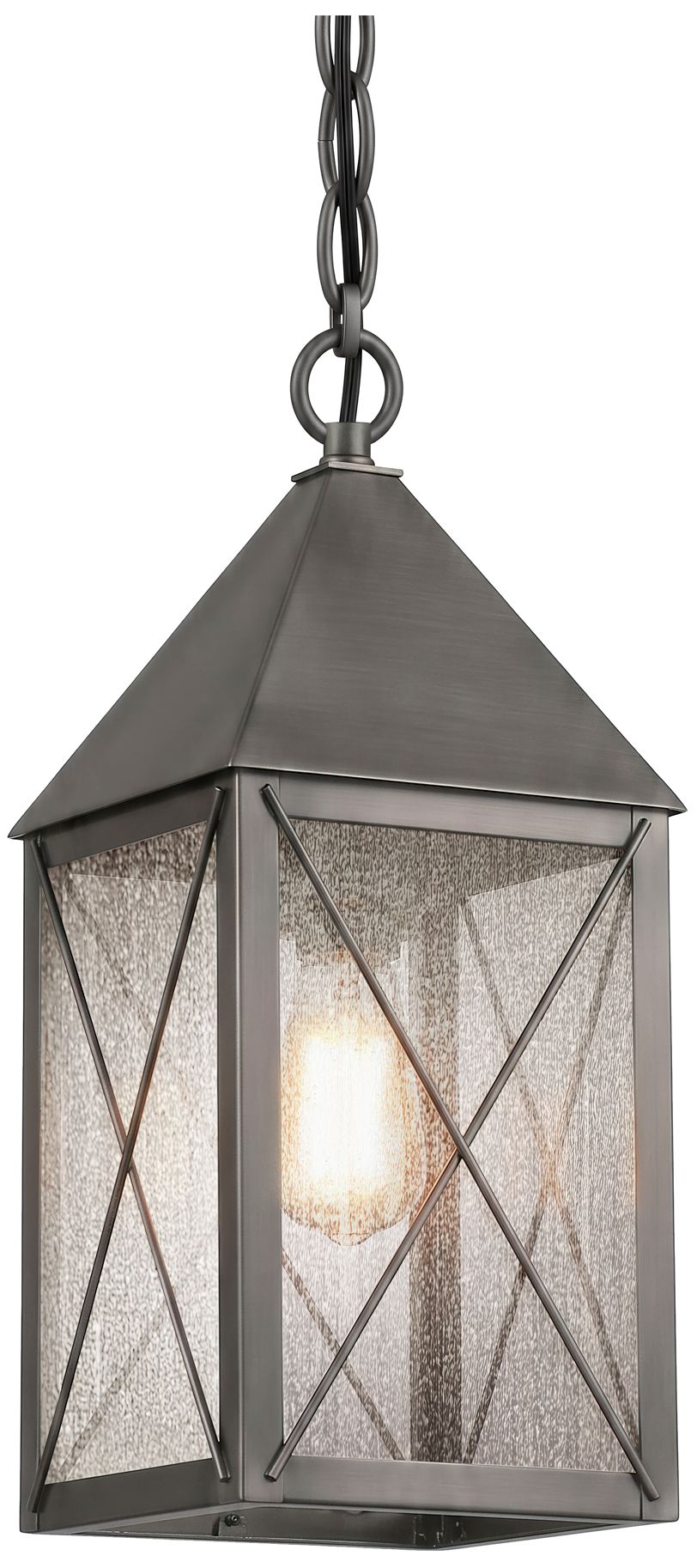 Ashford - 1 Light - 14 inch - Gunmetal - Solid Brass - Pendant