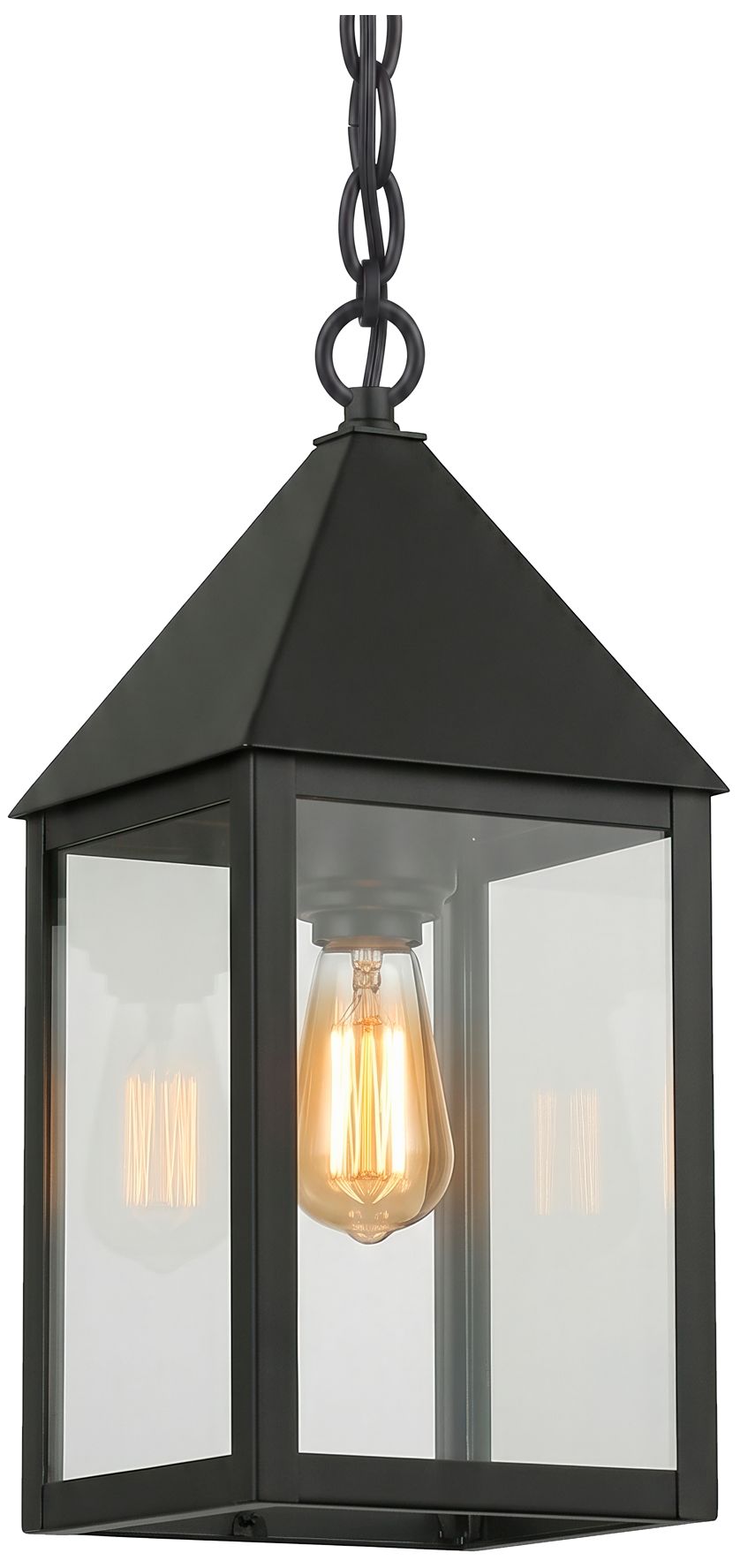 Ashford - 1 Light - 14 inch - Matte Black - Solid Brass - Pendant
