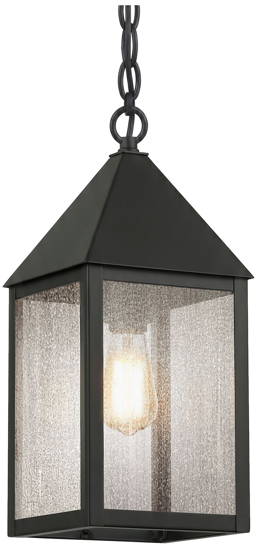 Ashford - 1 Light - 14 inch - Matte Black - Solid Brass - Pendant