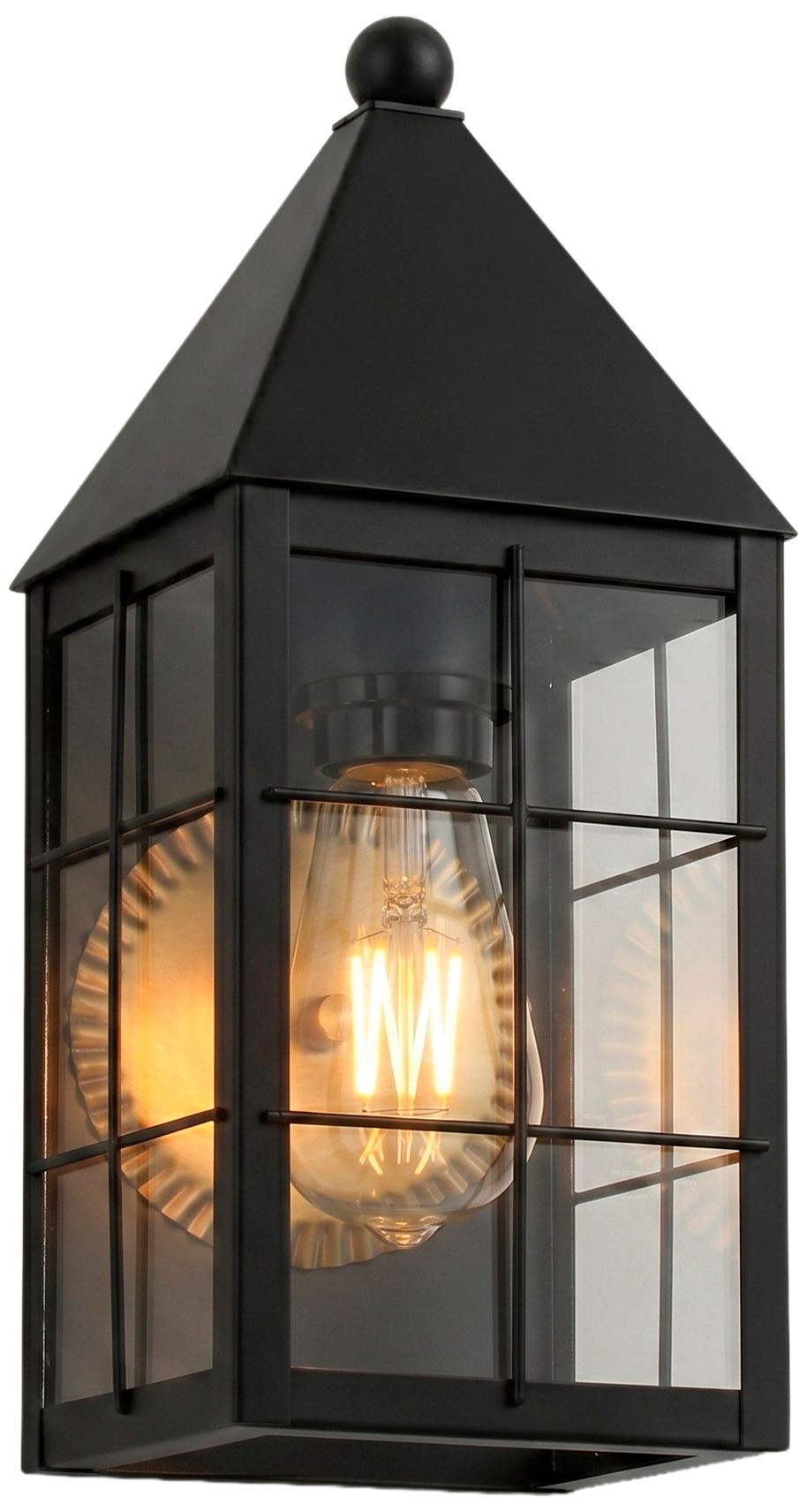 Ashford - 1 Light - 14 inch - Matte Black - Solid Brass - Sconce
