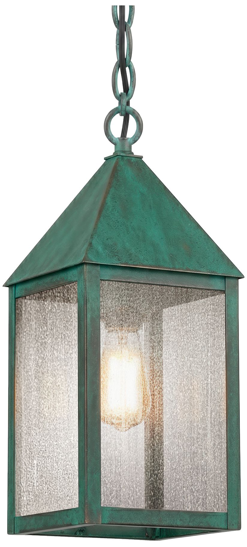 Ashford - 1 Light - 14 inch - Verde Green - Solid Brass - Pendant