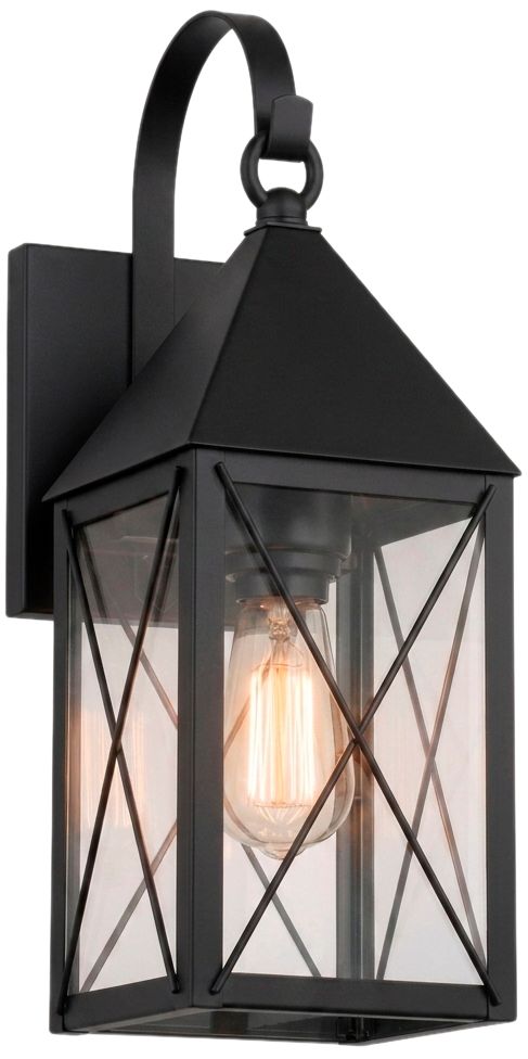 Ashford - 1 Light - 17 inch - Matte Black - Solid Brass - Sconce