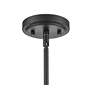 3_Ashford 10" Wide Matte Black and Clear Glass Mini Pendant more views