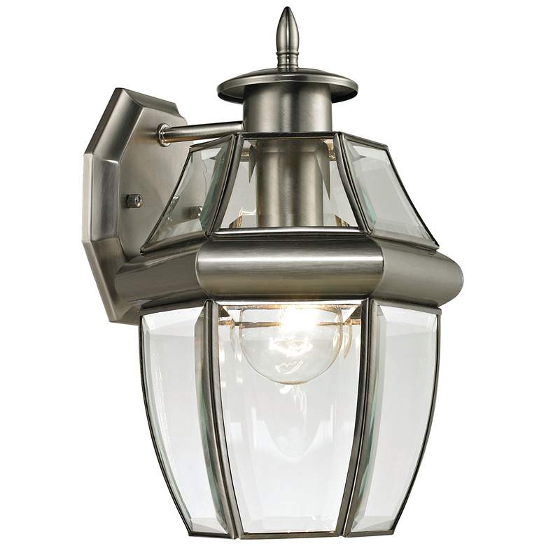 Image 1 Ashford 12" High 1-Light Outdoor Sconce - Antique Nickel