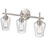 4_Ashford 22" Wide Brushed Nickel 3-Light Vanity Bath Light more views