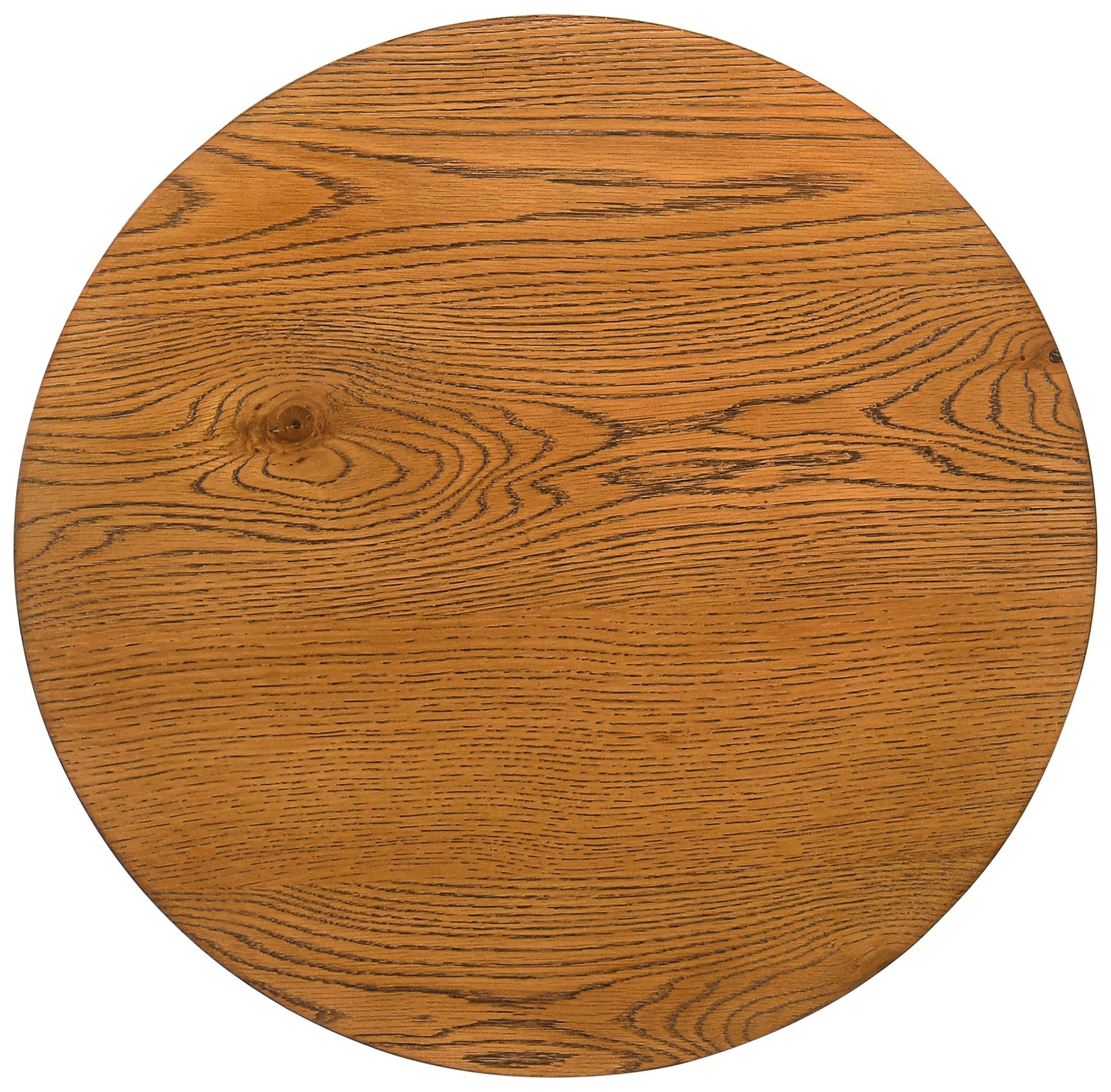 Image 5 Ashford 23" Wide Walnut Round Wood End Table with Cutout Pedestal Base more views