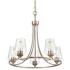 Ashford 25" Wide Modern Gold 5-Light Chandelier