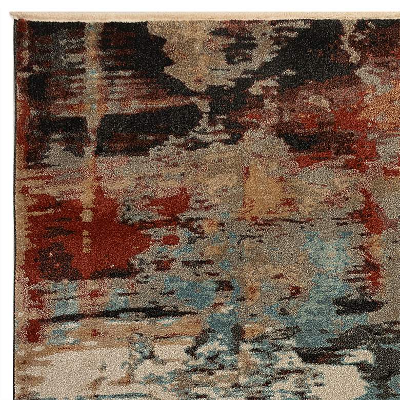 Image 3 Ashford 813444 5&#39;3 inchx7&#39;6 inch Multi-Color Abstract Area Rug more views