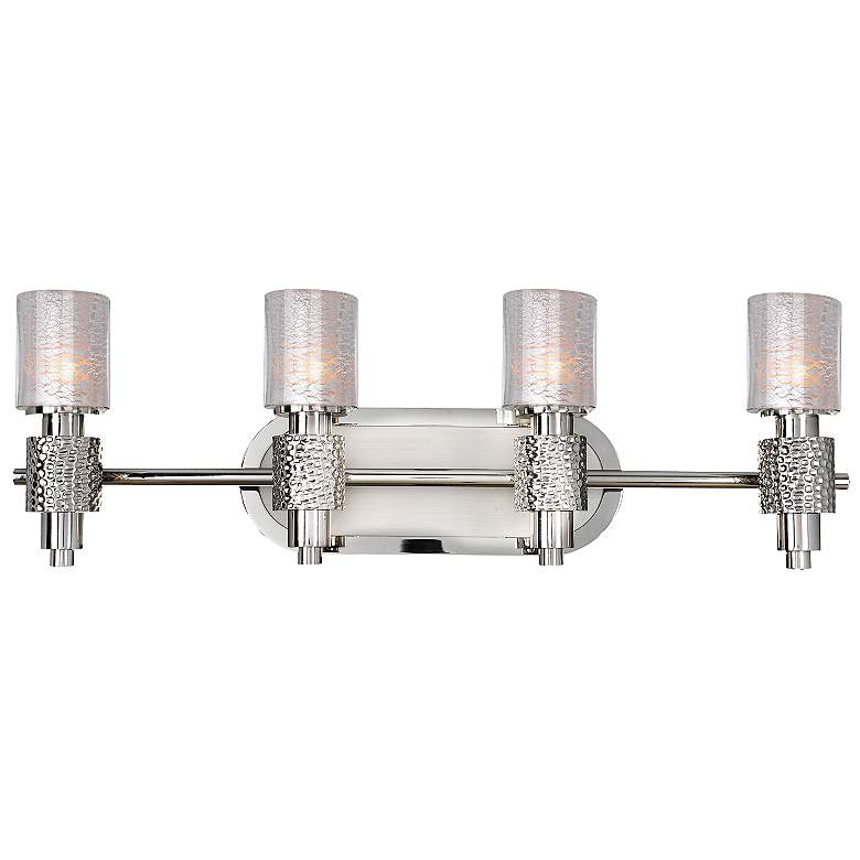 Image 1 Ashington 27 1/2 inch Wide Satin Nickel 4-Light Bath Light