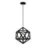 Thumbnail3 of Ashland 1 Light Black with Brushed Nickel Accents Pendant more views
