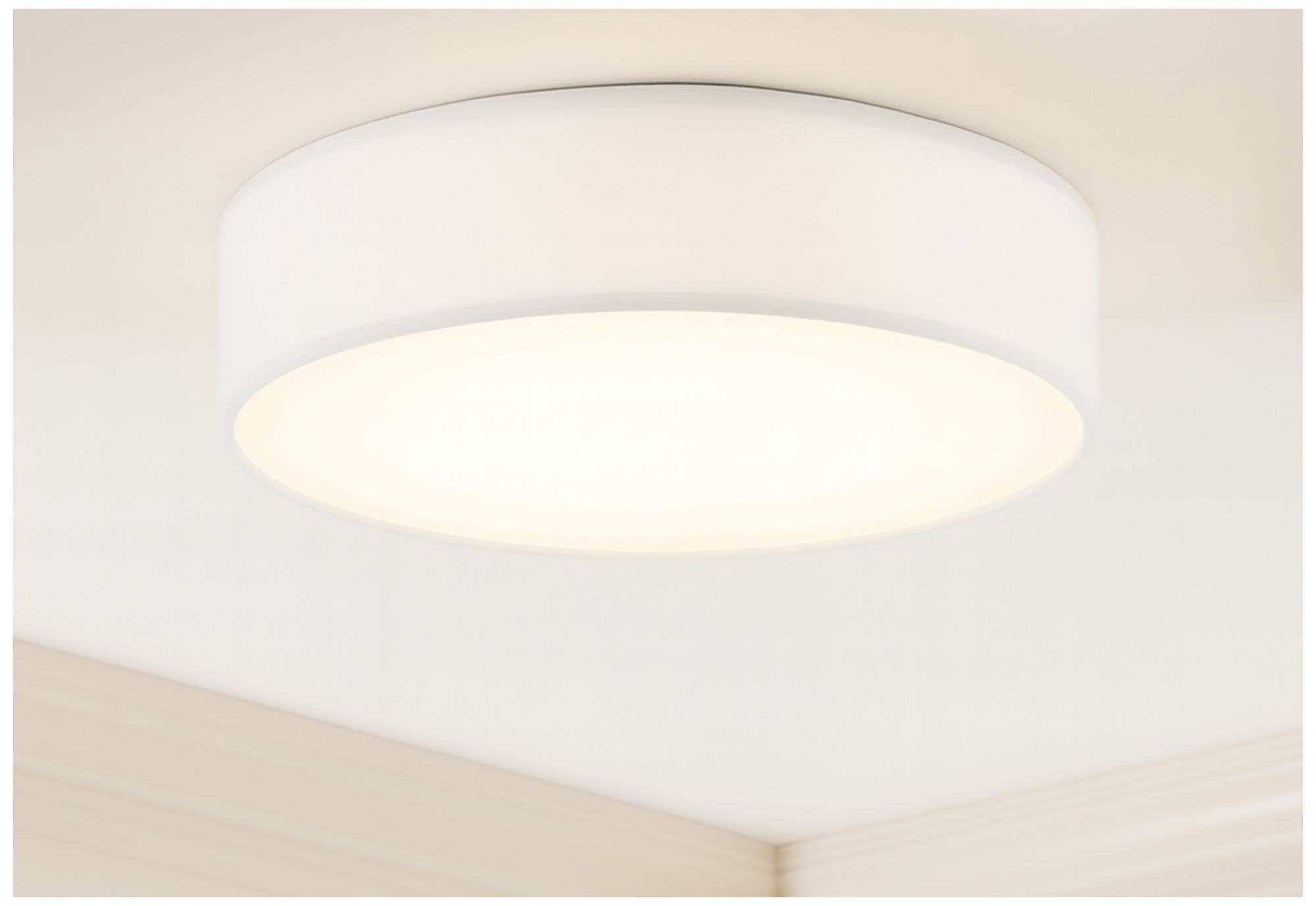 Image 4 Ashland 12" Wide White LED Flush Mount more views
