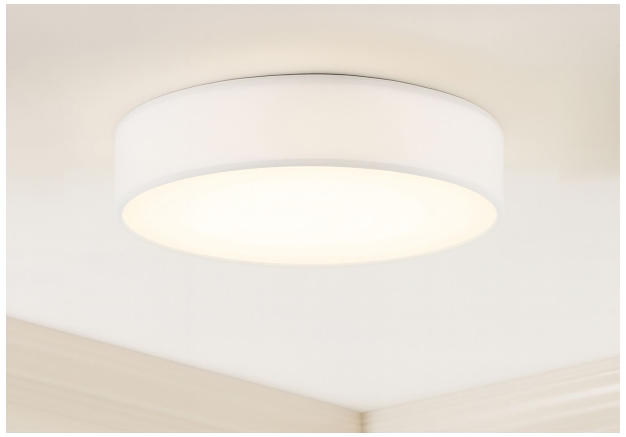 Image 3 Ashland 16" Wide White LED Flush Mount more views