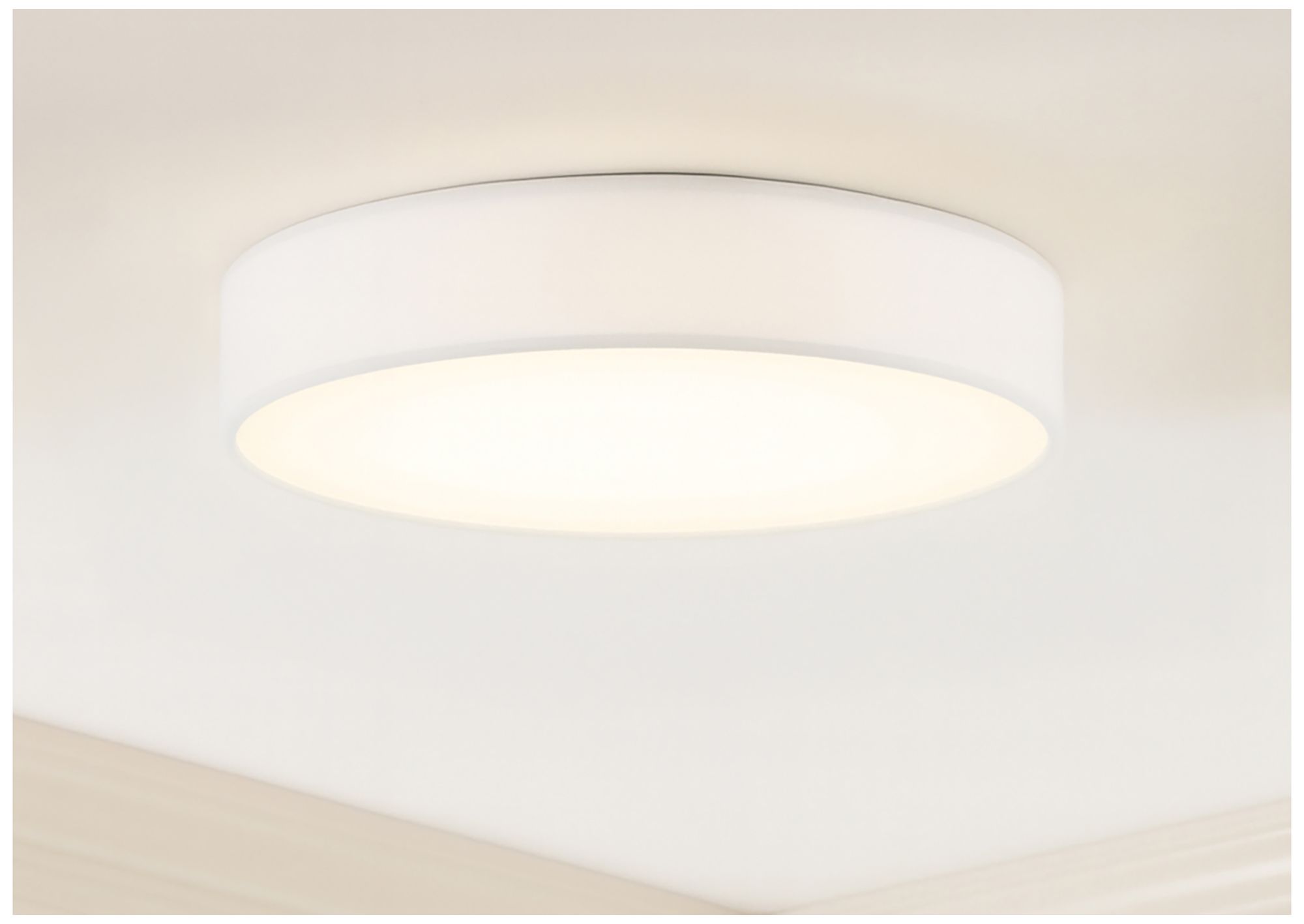 Image 3 Ashland 19" Wide White LED Flush Mount more views