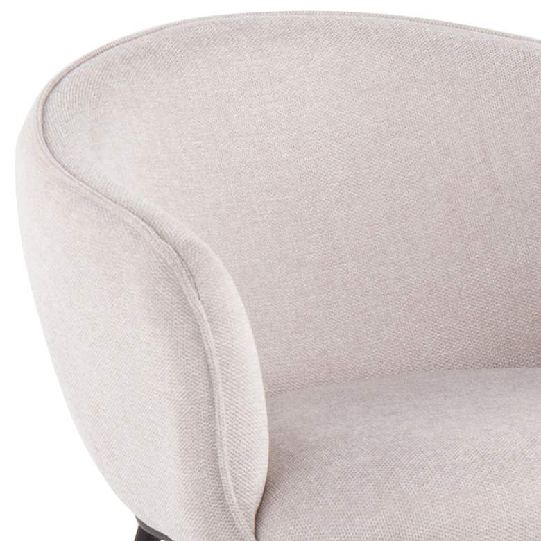 Image 4 Ashland Cream Fabric Dining Chair more views