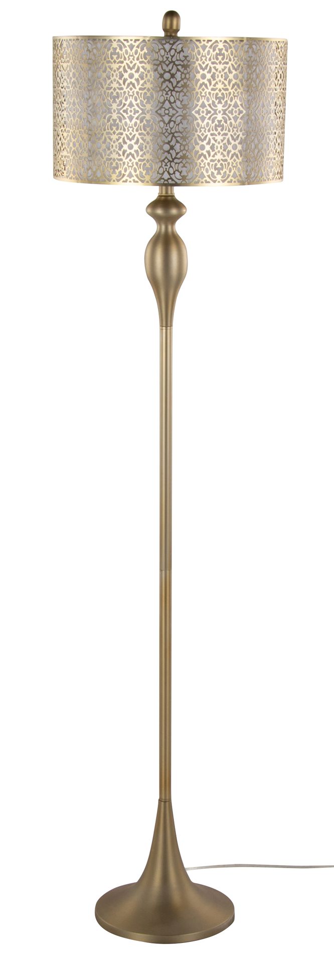 Image 2 Ashland Gold Metal Floor Lamp