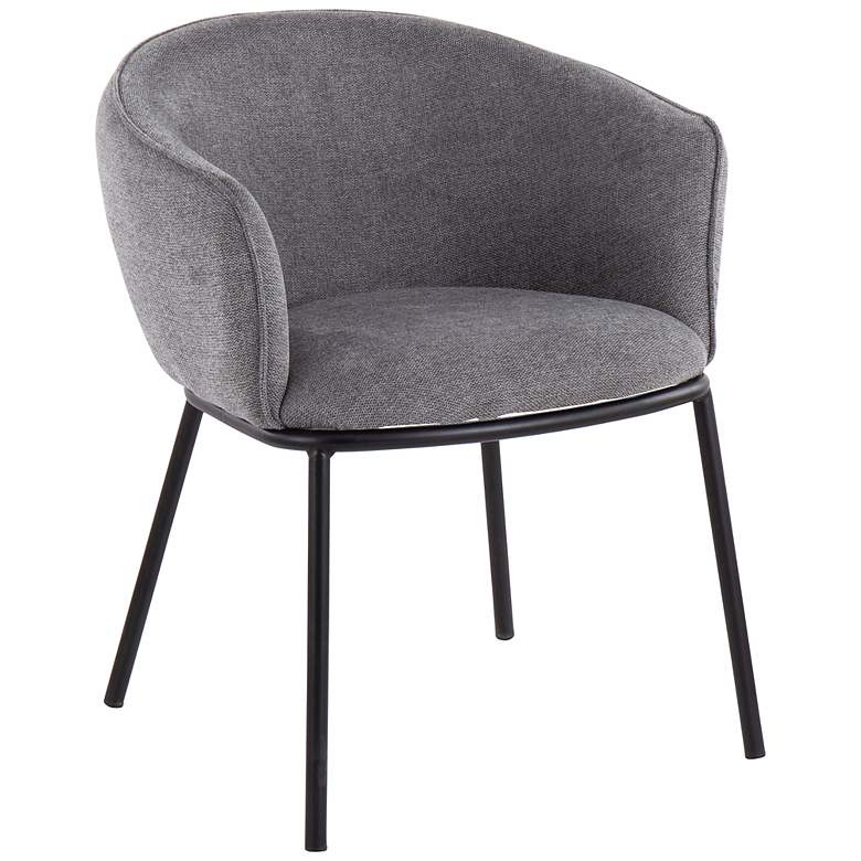Image 1 Ashland Gray Fabric Modern Dining Chair