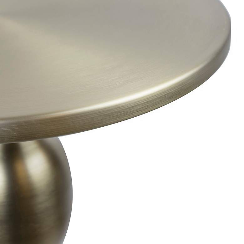 Image 4 Ashland Metal Accent Table Gold Metal by LumiSource more views