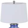 Ashland Sky Blue Art Glass Jar Table Lamp