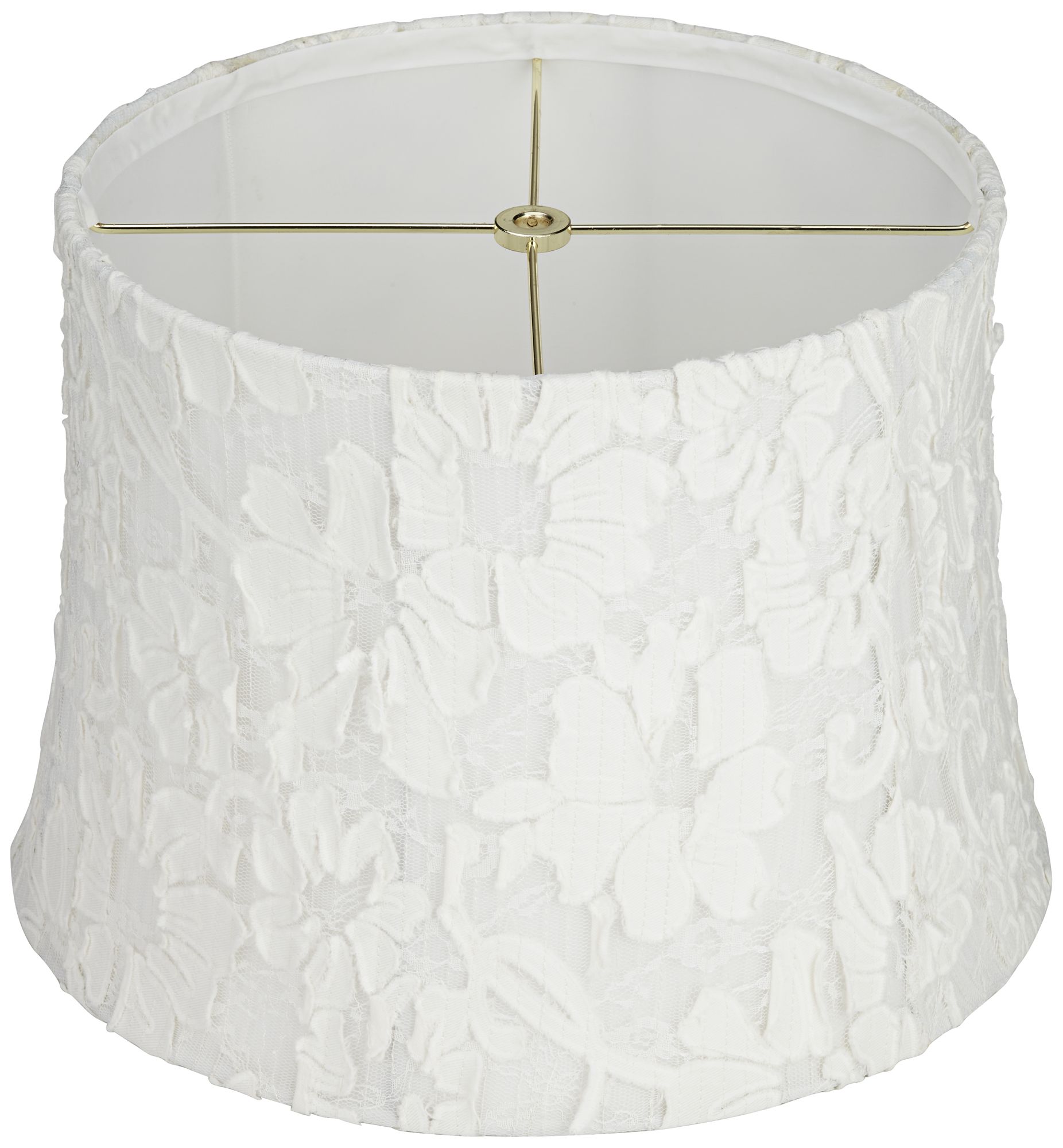 white lace lampshade