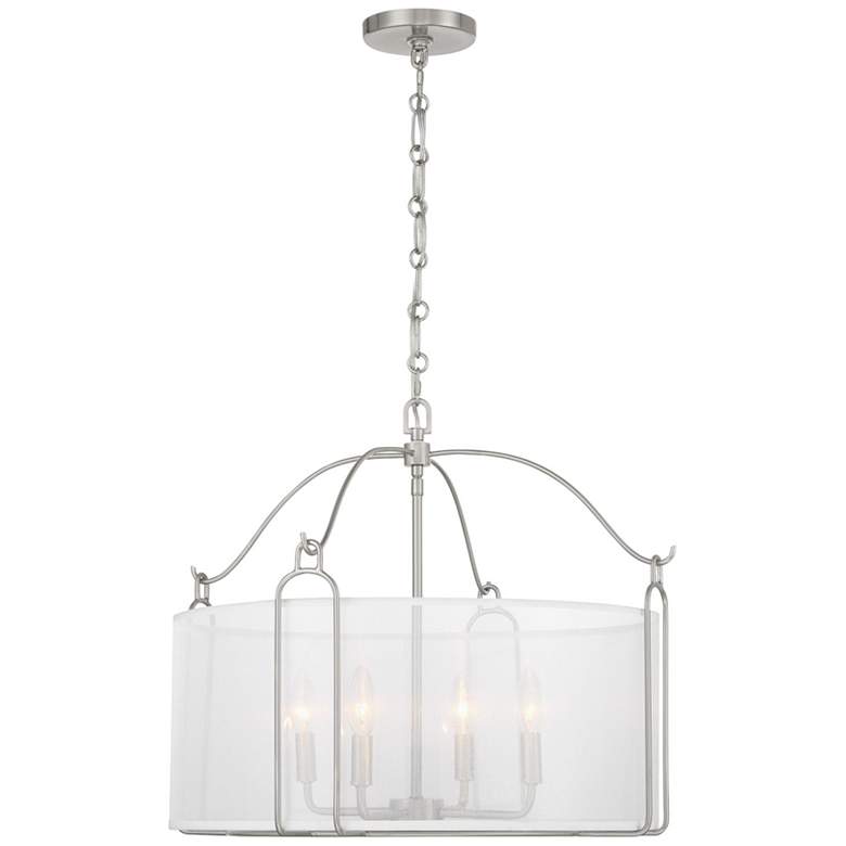 Image 1 Ashlay 4-Light Pendant in Satin Nickel