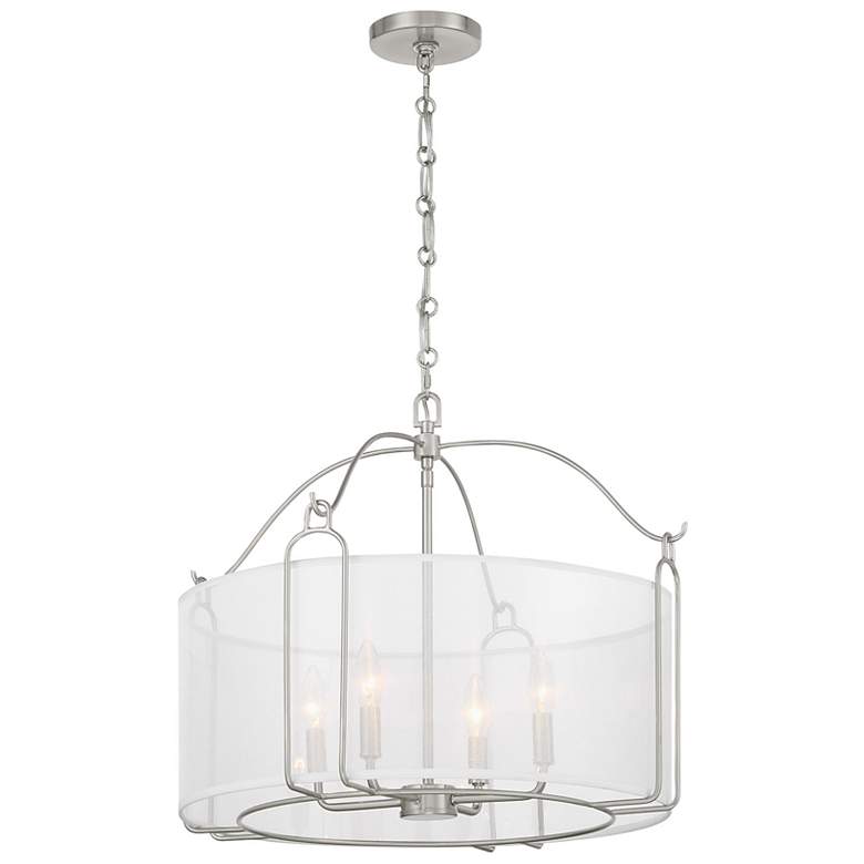 Image 3 Ashlay 4-Light Pendant in Satin Nickel more views