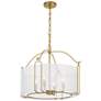 3_Ashlay 4-Light Pendant in Warm Brass more views