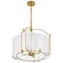 4_Ashlay 4-Light Pendant in Warm Brass more views