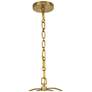 6_Ashlay 4-Light Pendant in Warm Brass more views