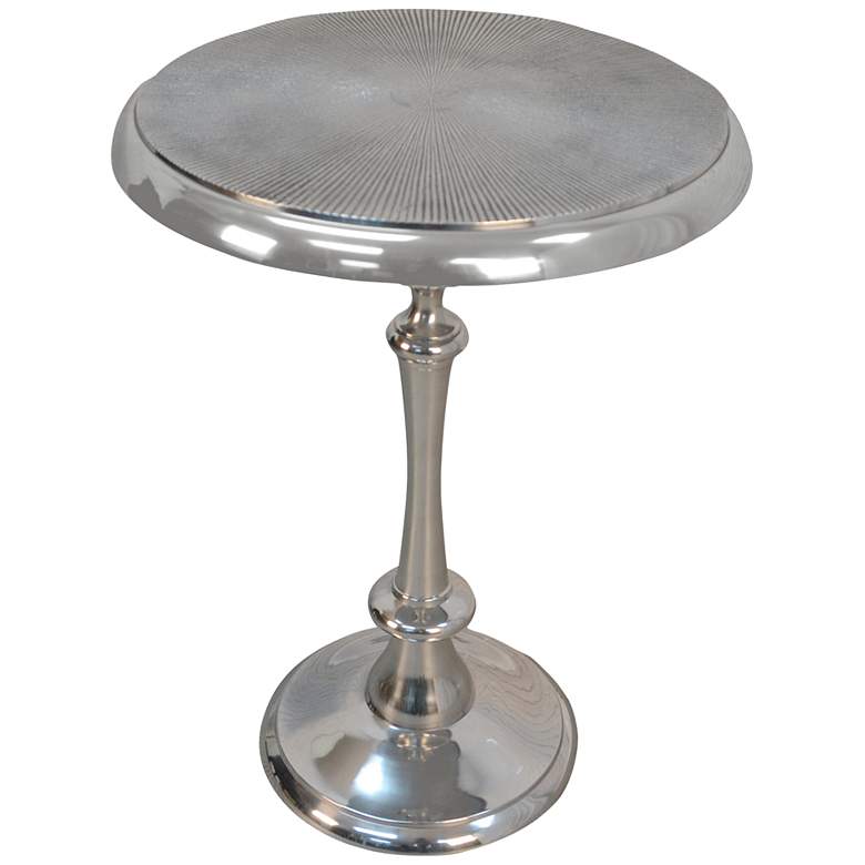 Image 2 Ashley 18 1/2" Wide Aluminum Round Accent Table