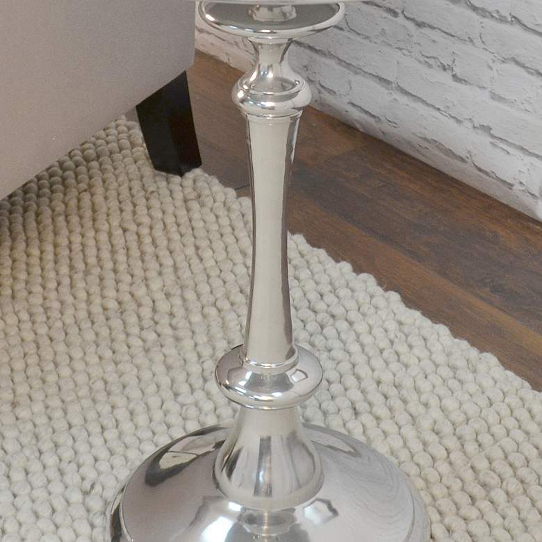 Image 3 Ashley 18 1/2" Wide Aluminum Round Accent Table more views