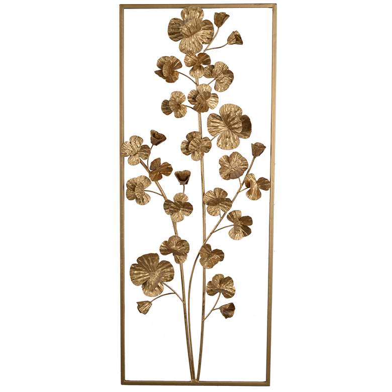 Image 1 Ashlyn Iron Tree Wall Decor - Gold