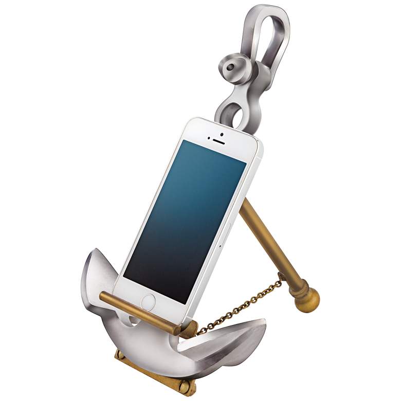 Image 1 Ashton 10 1/4" High Tablet or Phone Viewing Charging Stand
