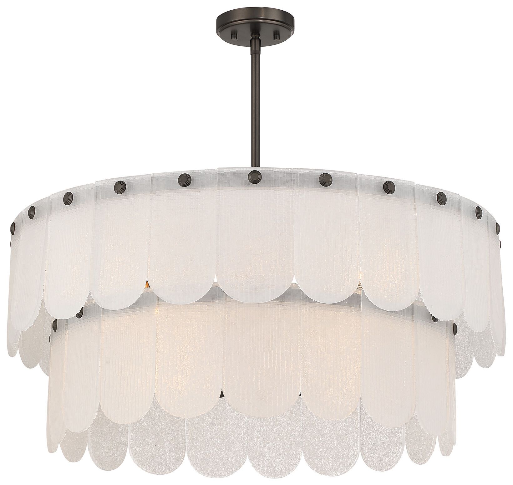 Image 3 Ashton 10-Light Pendant in Mediterranean Bronze more views