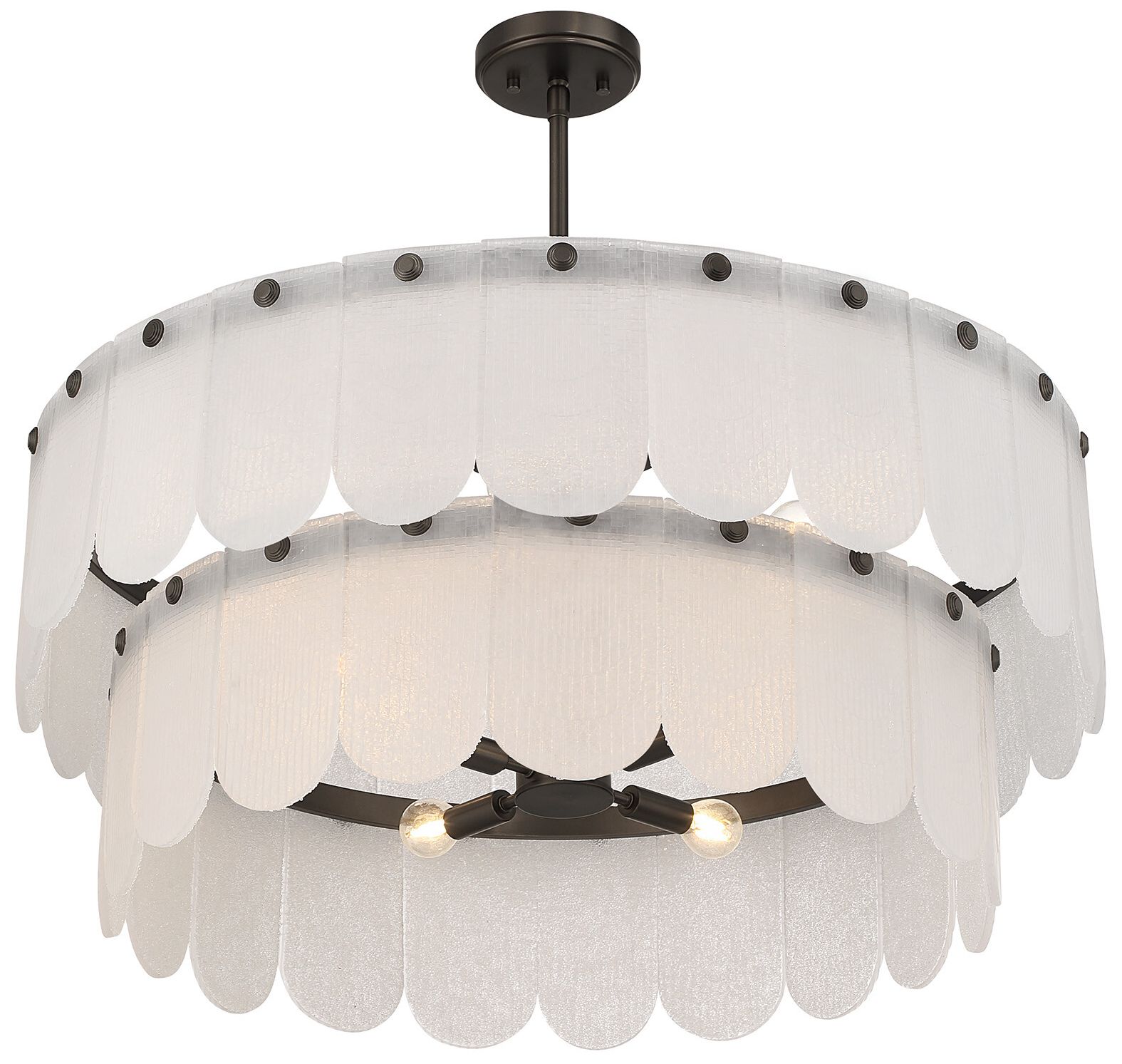Image 4 Ashton 10-Light Pendant in Mediterranean Bronze more views