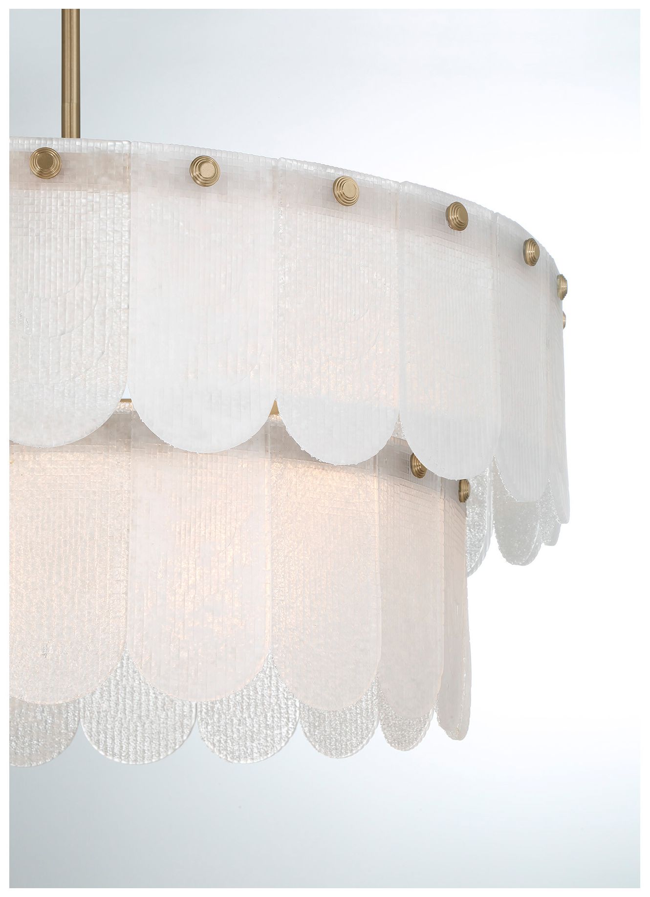 Image 3 Ashton 10-Light Pendant in Noble Brass more views