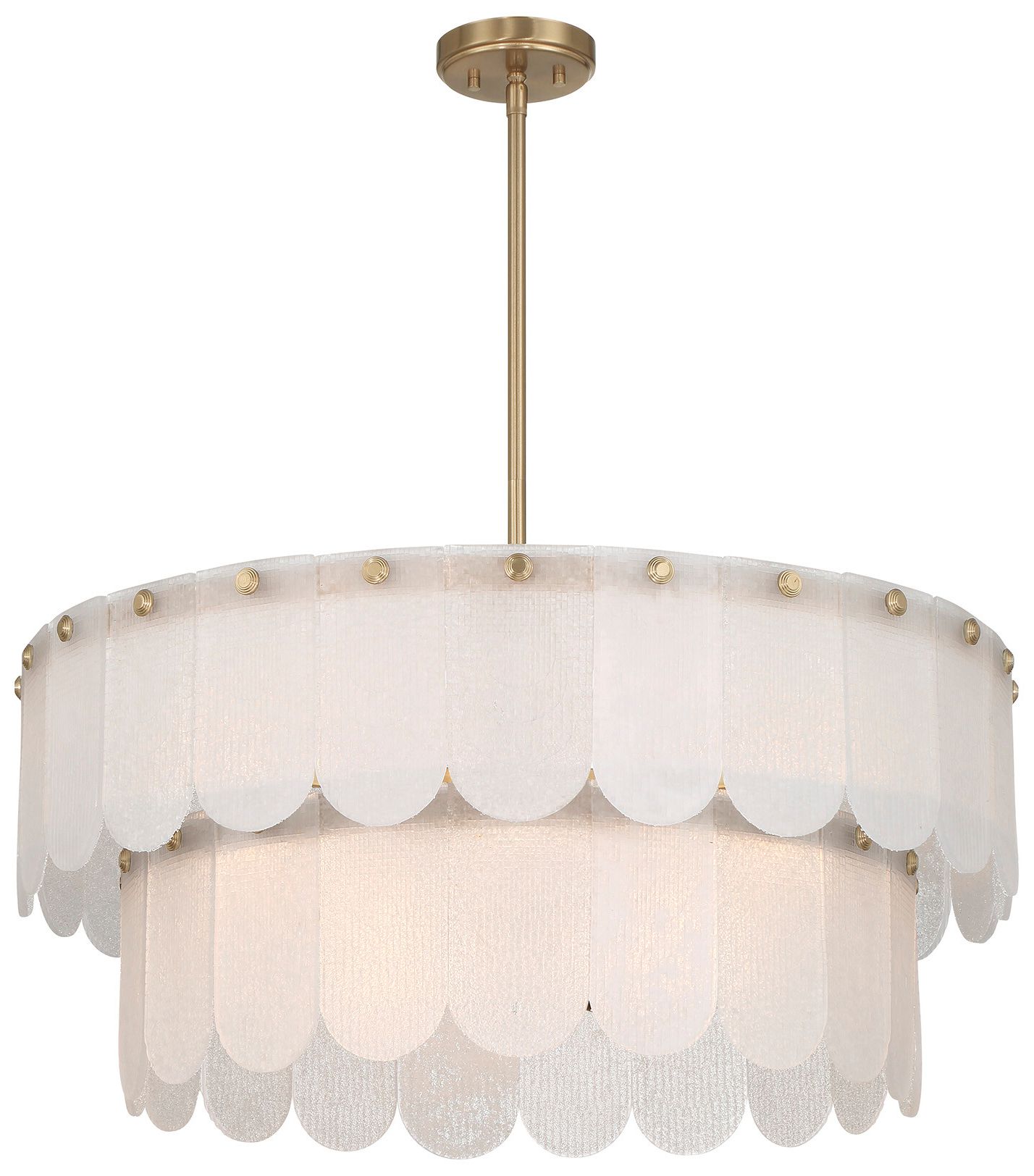 Image 4 Ashton 10-Light Pendant in Noble Brass more views