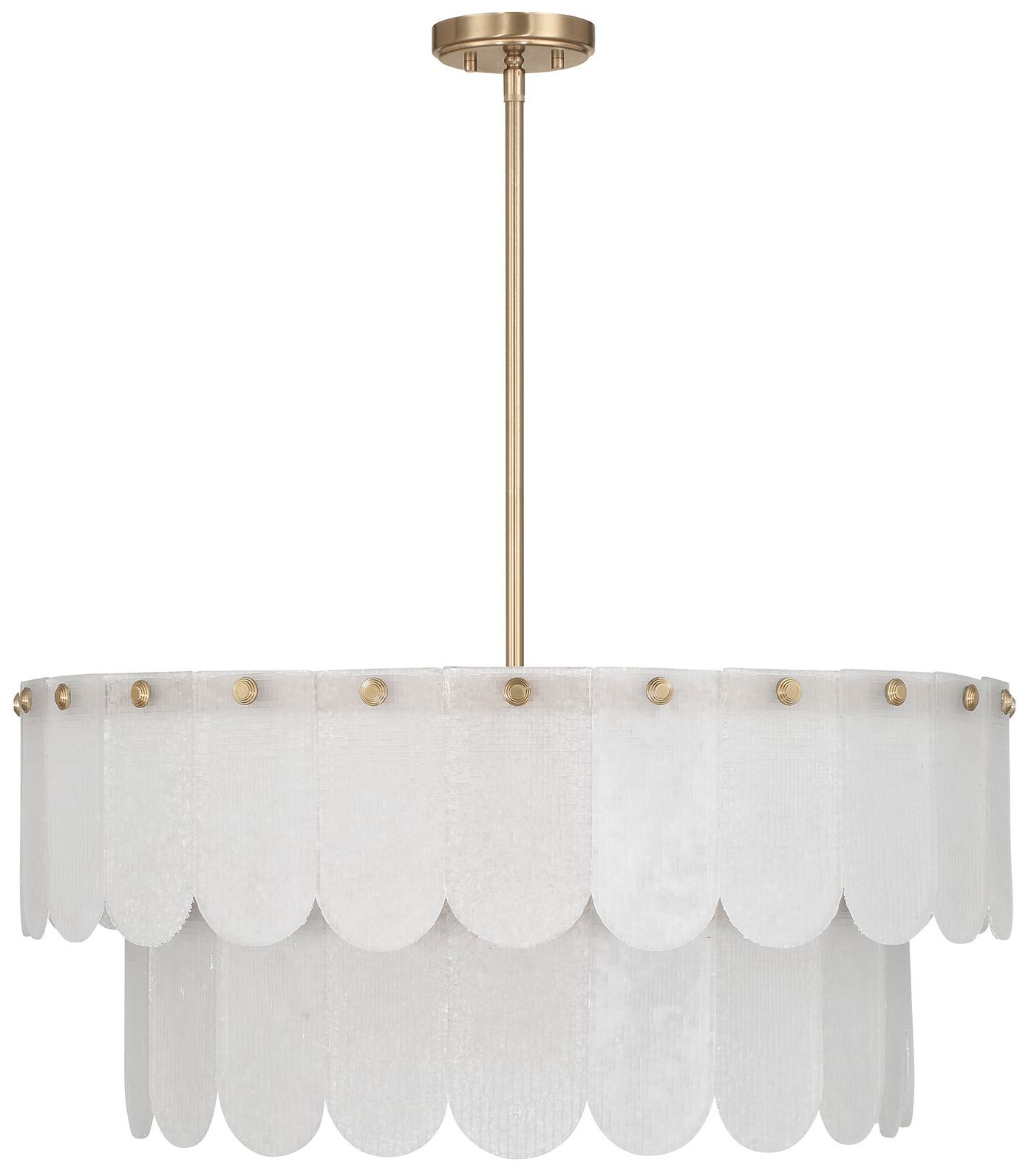 Image 5 Ashton 10-Light Pendant in Noble Brass more views