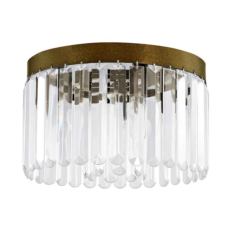 Image 3 Ashton 13 1/4" Wide Bronze 4-Light Ceiling Light more views
