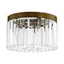 3_Ashton 13 1/4" Wide Bronze 4-Light Ceiling Light more views