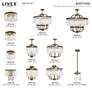 7_Ashton 13 1/4" Wide Bronze 4-Light Ceiling Light more views