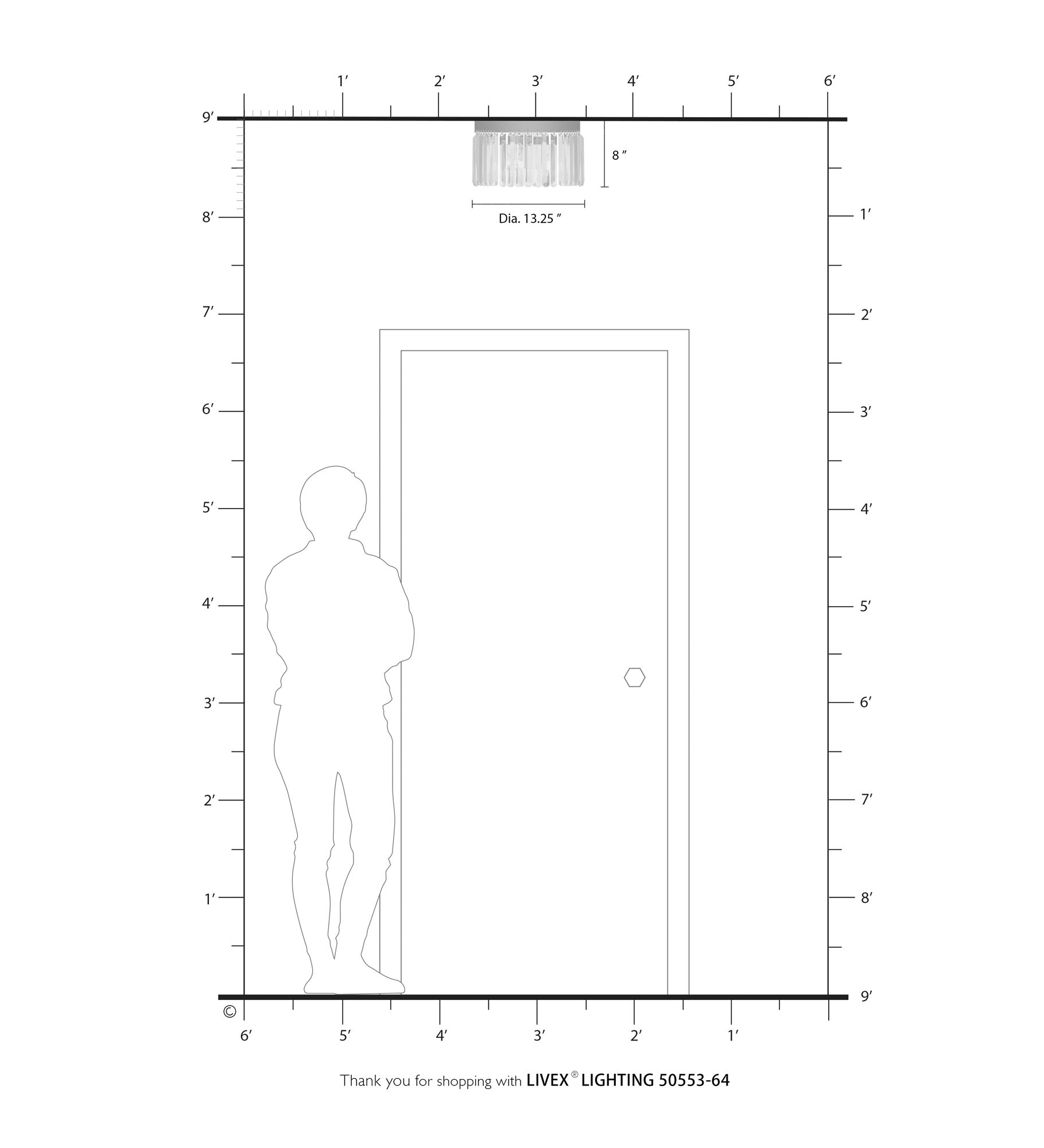 Ashton 13 1/4" Wide Bronze 4-Light Ceiling Light