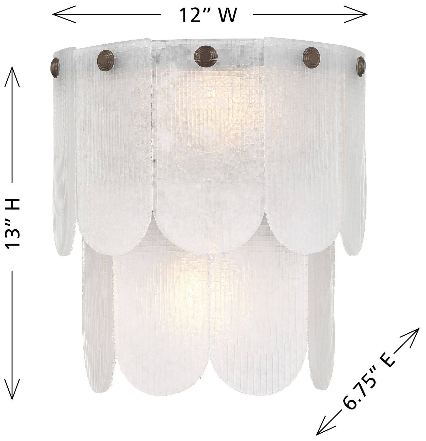 Image 6 Ashton 2-Light Wall Sconce in Mediterranean Bronze more views
