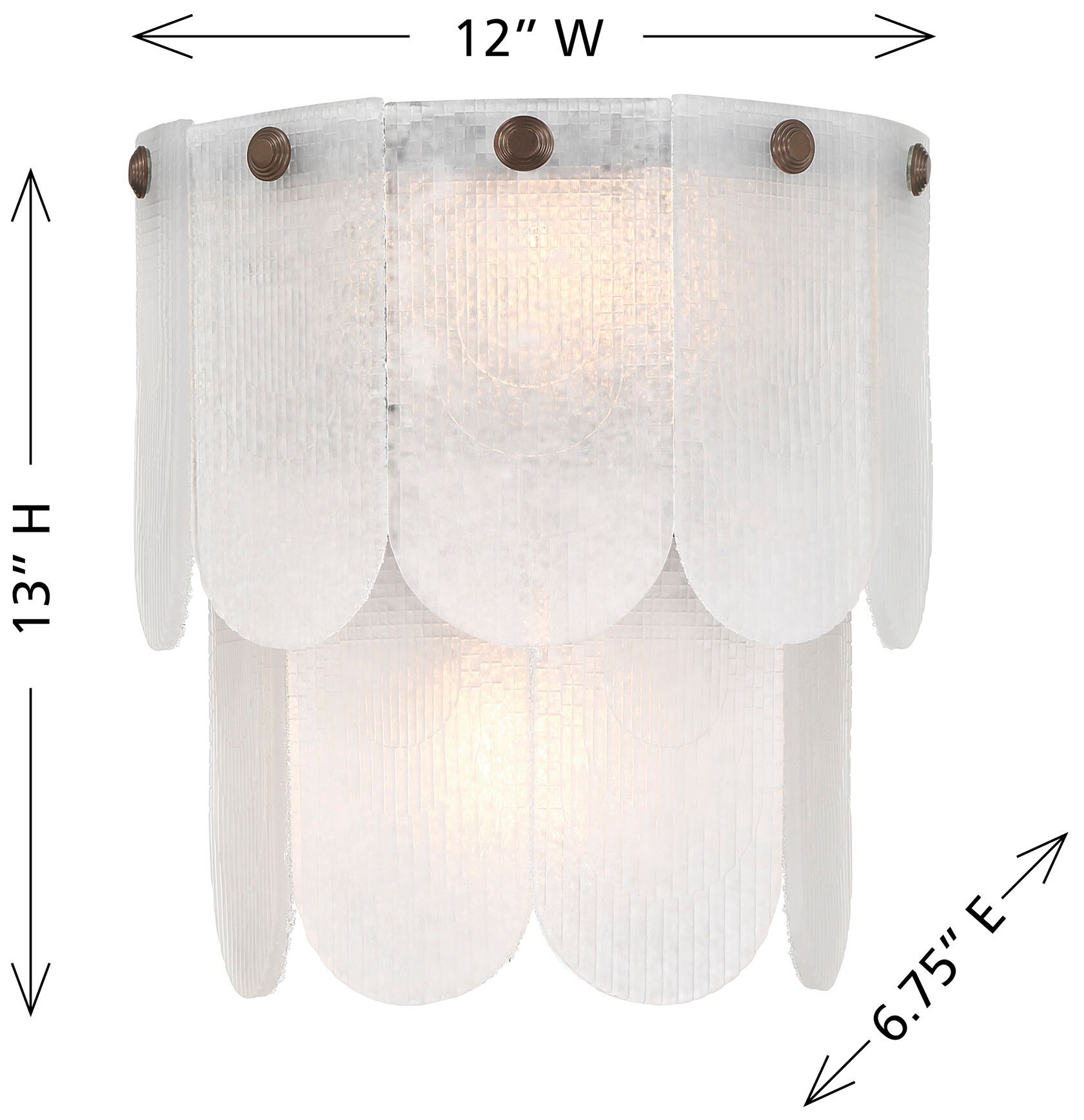 Ashton 2-Light Wall Sconce in Mediterranean Bronze