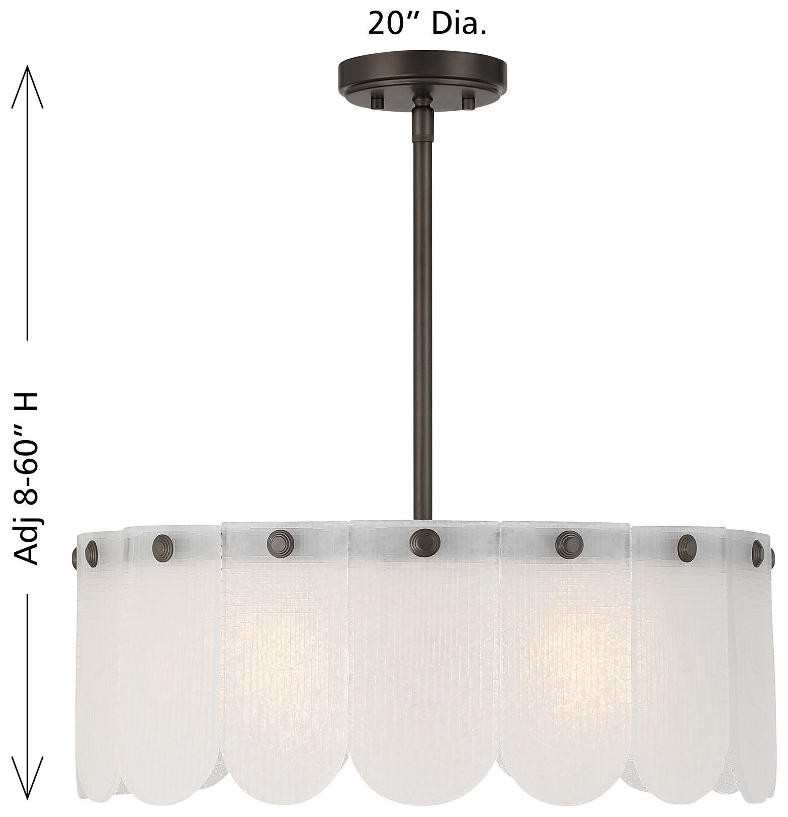Image 7 Ashton 4-Light Convertible in Mediterranean Bronze more views