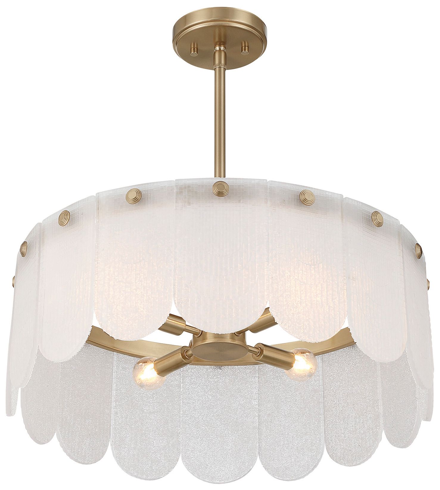 Ashton 4-Light Convertible in Noble Brass
