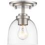 3_Ashton 6" Wide Brushed Nickel Ceiling Light