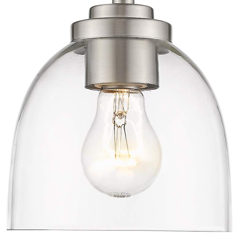 Image 4 Ashton 6" Wide Brushed Nickel Ceiling Light more views