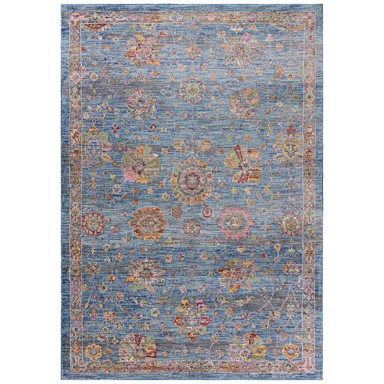 Image 1 Ashton 7702 5&#39;3 inchx7&#39;7 inch Blue Lara Area Rug