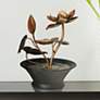 Thumbnail1 of Ashton Begonia Flowers 10 1/4" High Small Table Fountain
